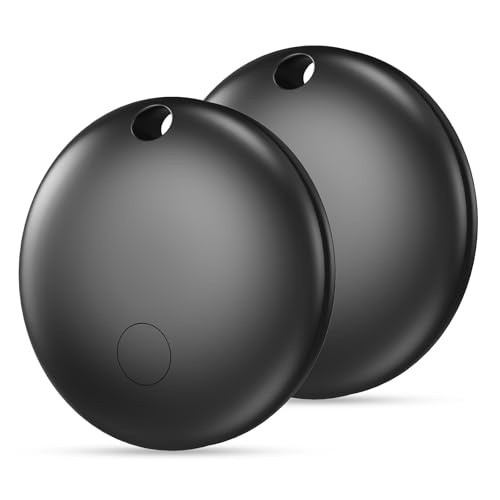 gps tracker tag 2-pack, Bluetooth schlüsselfinder, wasserdichter gegenstandssucher für geldbörse und gepäck, kompatibel mit android und apple