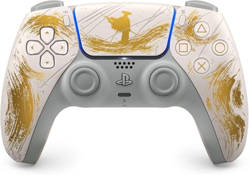 playstation dualsense wireless controller ghost of ytei gold limited edition
