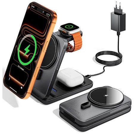 KPON Magsafe ladestation 3-in-1 mit 20W adapter für 16,24 Euro statt 25 Euro
