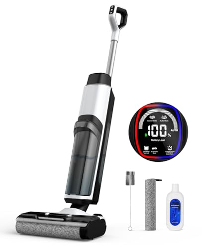 Nass-Trockensauger Akku, 20.000 Pa, mit Wischfunktion, 890ml Dual-Wassertanks