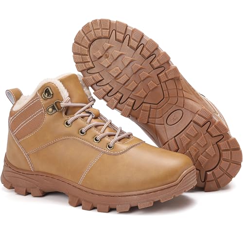 Winterschuhe Herren Damen Gefütterte Schneestiefel Rutschfest Wanderschuhe Gr. 36-47