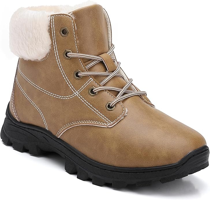 Winterschuhe Herren Damen Warm Gefütterte Wasserabweisend Schneestiefel 40 EU