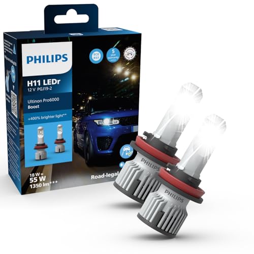 Philips Ultinon Pro6000 H11 LED Lampen, Zulassung für alle Fahrzeuge
