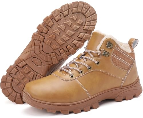 ricema winterschuhe damen herren rutschfest gefüttert leicht gelb 36 eu