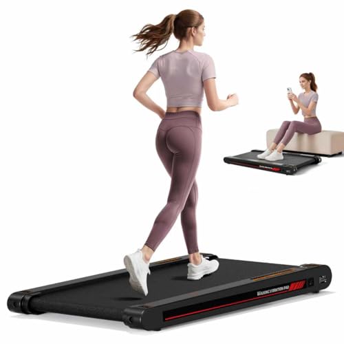lysole walking vibration pad 4 in 1 laufband für zuhause und büro schwarz grau