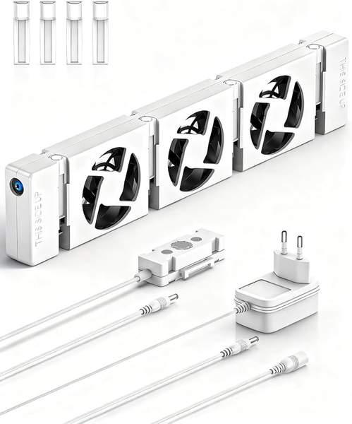 Heizkörper Ventilator, Wärmeableitungslüfter mit 3 Lüftern, energieeffizient