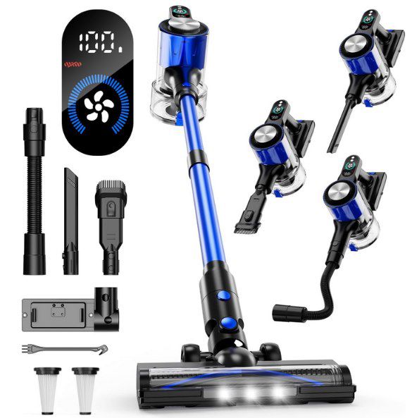 itharion akku staubsauger 500w mit display für 95,99 euro statt 160 euro