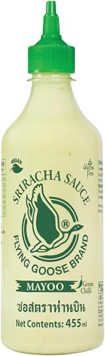 FLYING GOOSE Sriracha Mayoo Sauce, grüne Chili-Mayonnaise, 455 ml