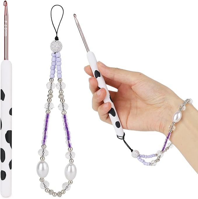 Häkelnadel 3,5mm Ergonomisch für Anfänger mit langem Griff - Coopay