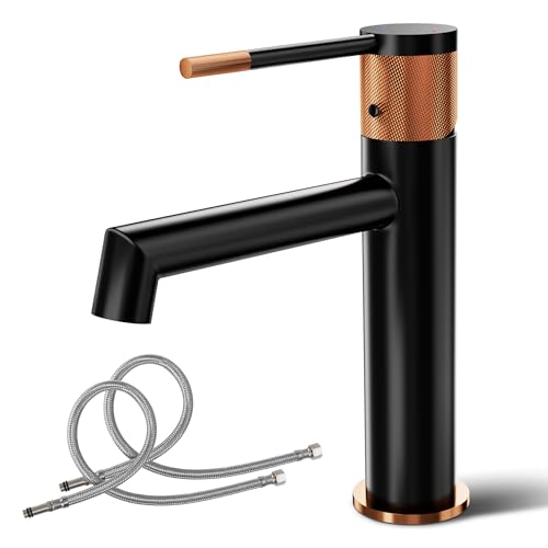 ALPHA HOME Einhebelmischer Badarmatur Mischbatterie 107 mm Höhe für Gäste WC