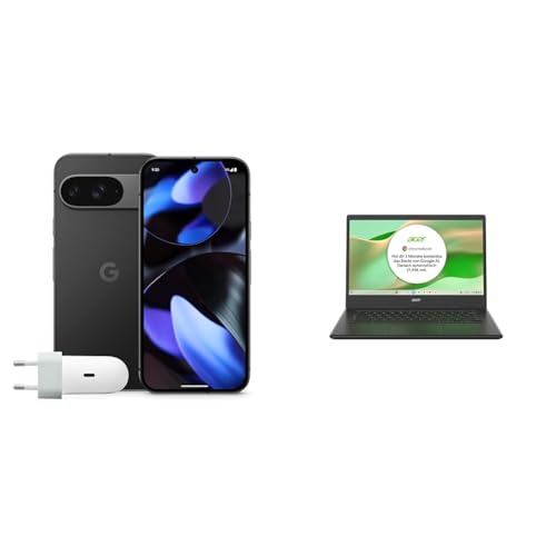 google pixel 9 128gb, acer chromebook 314 mit 45-w-usb-c-ladegerät