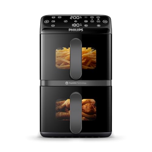 philips airfryer 4000 series mit sichtfenster und heizfunktion, NA460/00