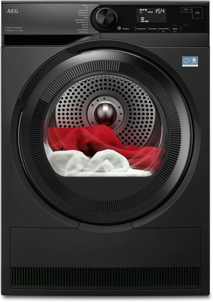 AEG 9 kg Wärmepumpentrockner TR7TS75690, Dunkelsilber, Energiesparmodus