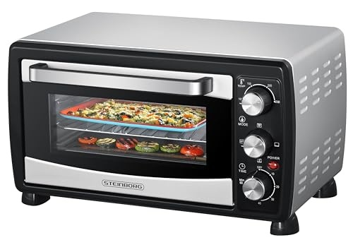 minibackofen steinborg SB-3007 20 liter 1380 watt mit umluft