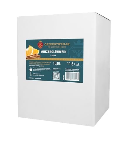 glühwein rotwein 10 liter winzer 11,5% vol.