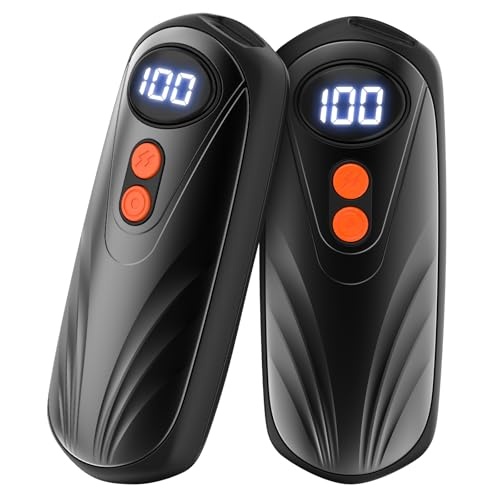 handwärmer elektrisch 6000mAh 2er pack, tragbare heizung für outdoor, camping, wandern