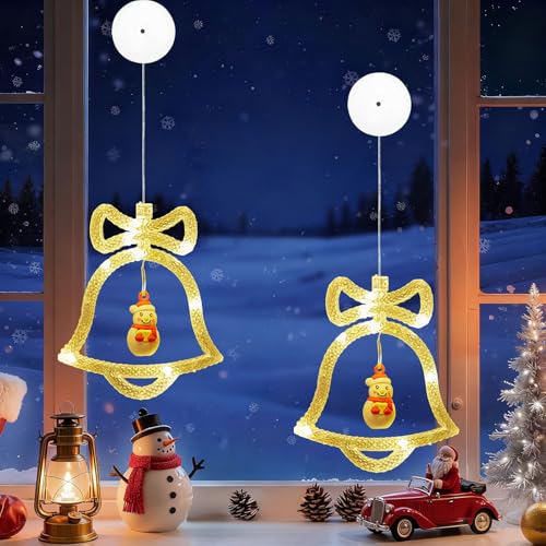 zeilaBang led weihnachtsbeleuchtung fenster 2 Stück dekoration licht für balkon fest party