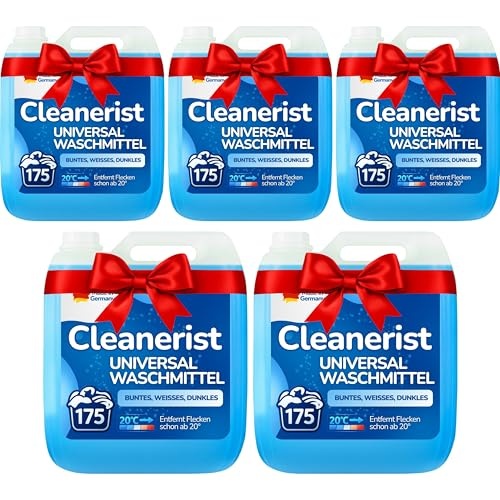 cleanerist flüssigwaschmittel konzentrat 5x5l für 875 wäschen bunte helle dunkle wäsche