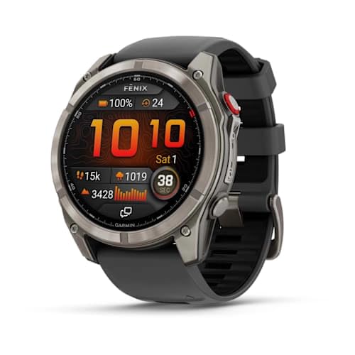 garmin fenix 8 pro 51mm smartwatch mit amoled, sos-notruf abo notwendig