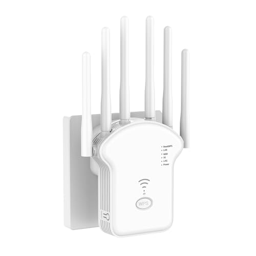 wlan repeater 1200 mbit/s dual band 5g 2.4g mit lan verbindung für 35 geräte