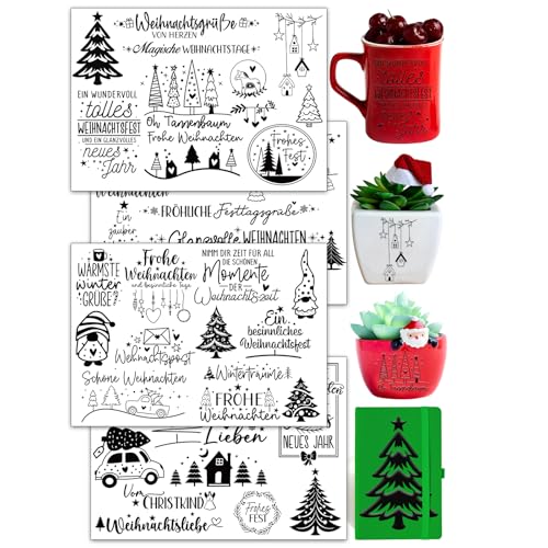rub on sticker weihnachten, sprüche aufkleber für hochzeit, transferfolie naturmotive
