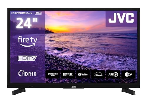jvc 24 zoll smart tv hd-ready fernseher mit alexa und triple tuner lt-24vrh3555