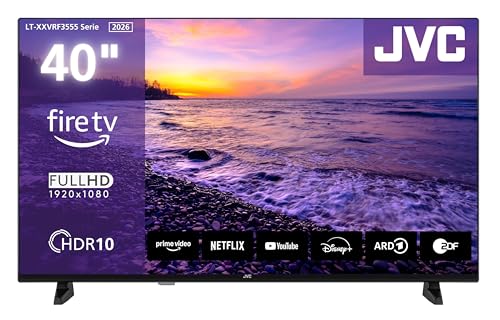 JVC 40 Zoll Full HD Smart TV mit Fire TV, HDR, Alexa, Triple Tuner LT-40VRF3555