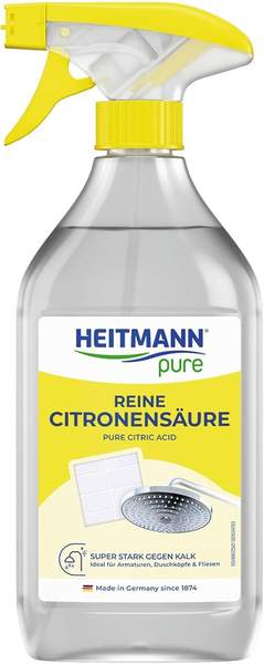 HEITMANN Citronensäure Entkalker-Spray für Bad & Küche, 500 ml