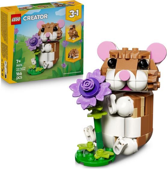 LEGO 31376 Creator 3-in-1 Hamster Set mit Blume für 9,99