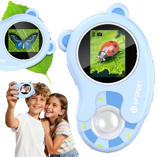 Mikroskop für kinder 1000X tragbar 2-in-1 mit kamera und 2,0" HD-bildschirm, upsport