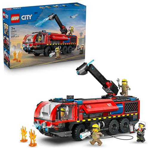 LEGO City Flughafenlöschfahrzeug 60499 mit 4 Feuerwehr Minifiguren