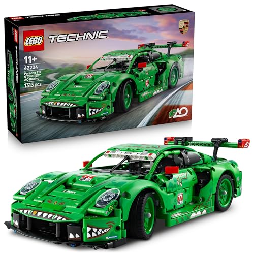LEGO Technic Porsche 911 GT3 R Rennwagen - Modellauto zum Sammeln und Ausstellen