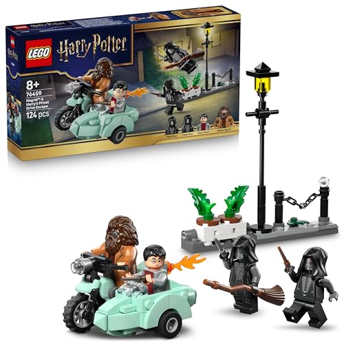 LEGO Harry Potter 76459 Hagrids und Harrys Flucht, 124 Teile, ab 8 Jahren