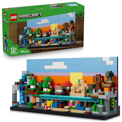 LEGO Minecraft Mini-Biometrie 21589 - 3D Puzzle mit 5 Mikrofiguren