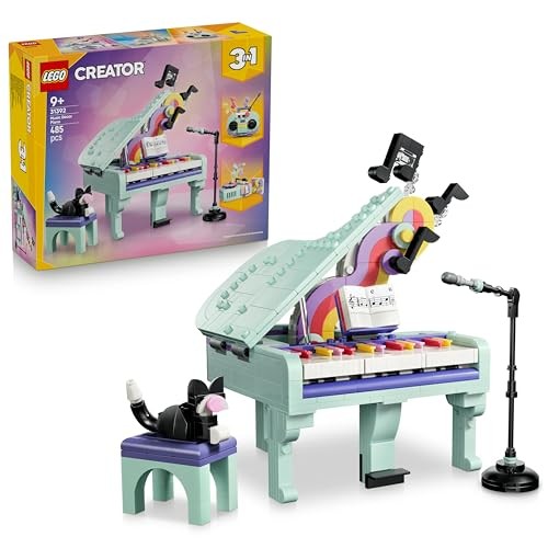LEGO Creator 31392 Deko-Klavier mit Katze | Disney 43295 Jasmins Schmuckkästchen