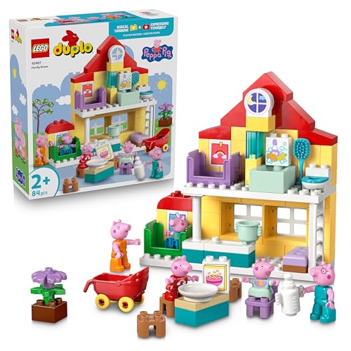 Lego Duplo 10467 Peppa Wutz Familienhaus + Pampers Night Pants Größe 4, 180er