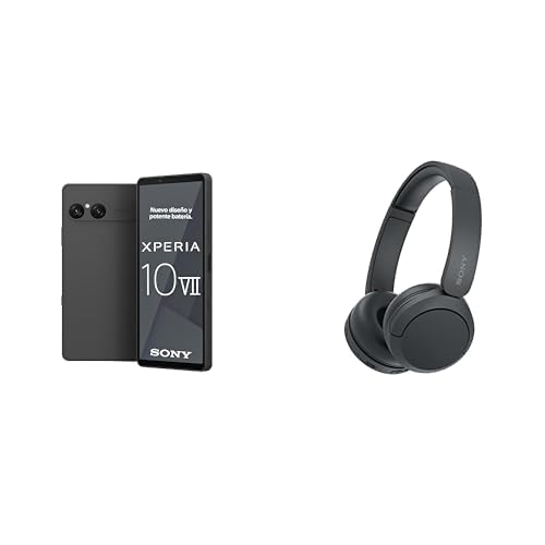 sony xperia 10 vii smartphone 6,1 zoll ip65/68 schwarz mit whch520 headset