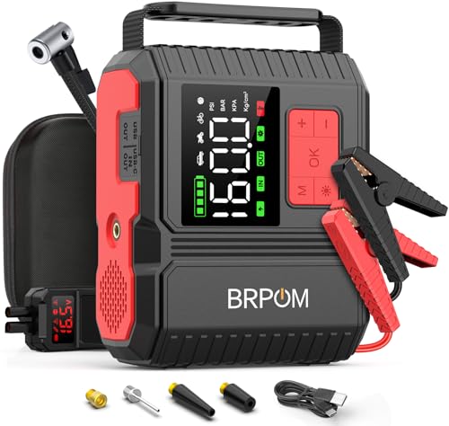 Produktbild: BRPOM 8000A Starthilfe Powerbank 26800mAh für Pkw & 12L Dieselmotor, 160PSI