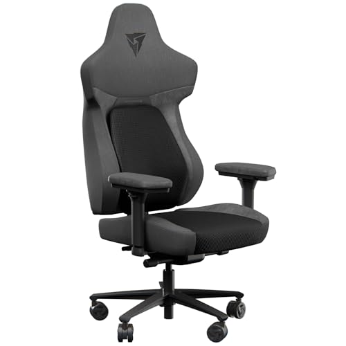 gaming stuhl thunderx3 core mesh, ergonomische synchromechanik, lendenstütze, bis 150 kg