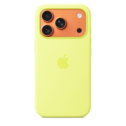 apple iphone 17 pro max silikon case mit magsafe, feingewebe, alle farben
