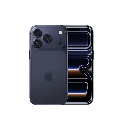 iphone 17 pro 256gb tiefblau, glänzendes gehäuse, leistungsstarker prozessor