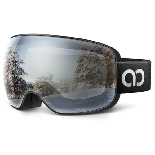 Produktbild: Lamicall Skibrille Herren Damen OTG, UV400, Anti-Fog, breitere Sicht, versiegelt