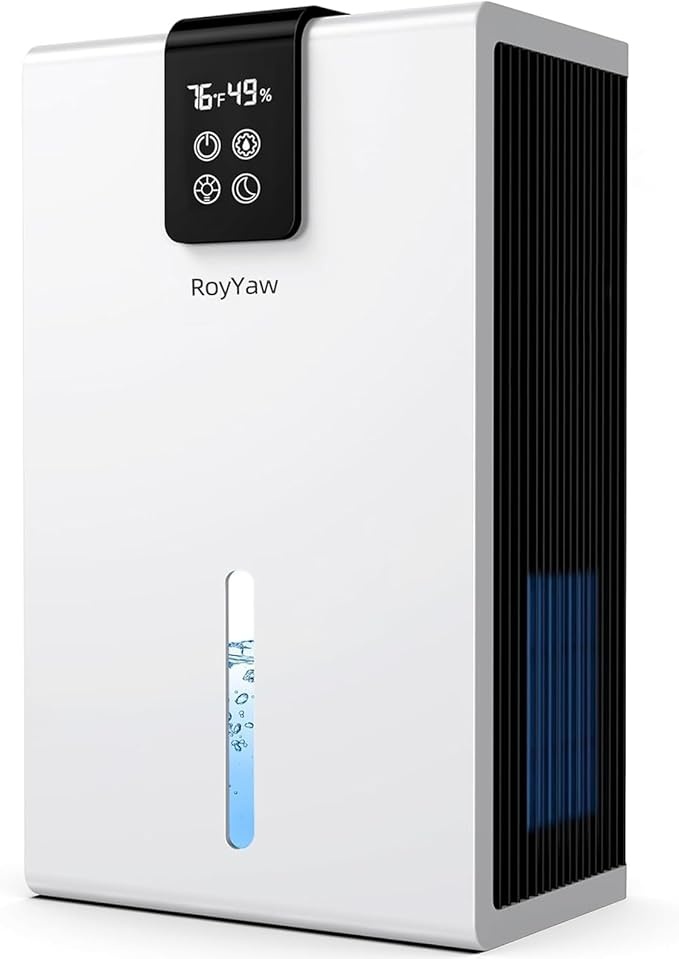 luftentfeuchter elektrisch 2700ml ultra leise mit LED Display und Schlafmodus, für schlafzimmer badezimmer