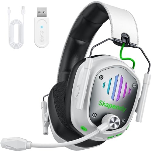 wireless gaming headset ps5 ps4 pc switch mobil mac laptop 50h akkulaufzeit bluetooth enc noise cancelling