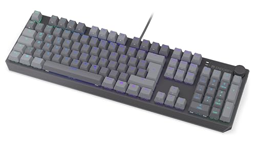 endofy thock v2 tastatur, 96% layout, aluminium, lineare red switches, pbt double-shot