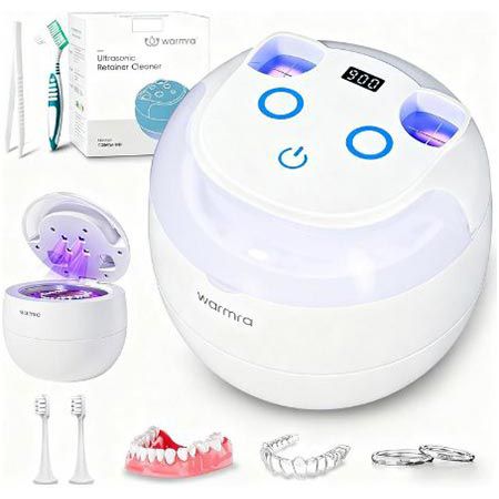 warmra ultraschallreinigungsgerät 45kHz 200ml 4 modi für 19,79