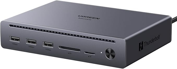 UGREEN Thunderbolt 5 Docking Station 10-in-1, 120Gbps, 8K, 100W PD, 1GbE