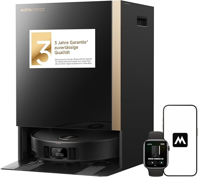 saugroboter mova mobius 60 mit mopswap-system für gründliche reinigung