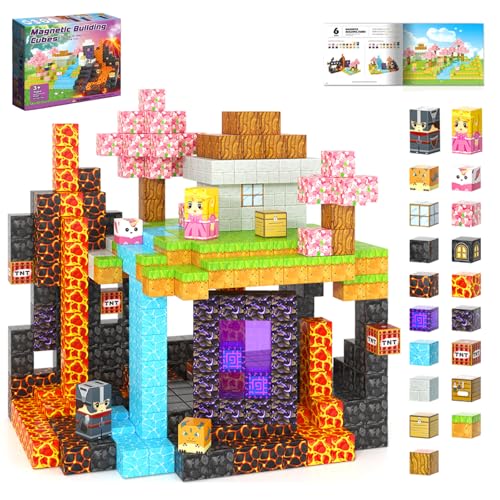 magnetische bausteine  magnetbausteine für kinder ab 3 jahren, montessori spielzeug