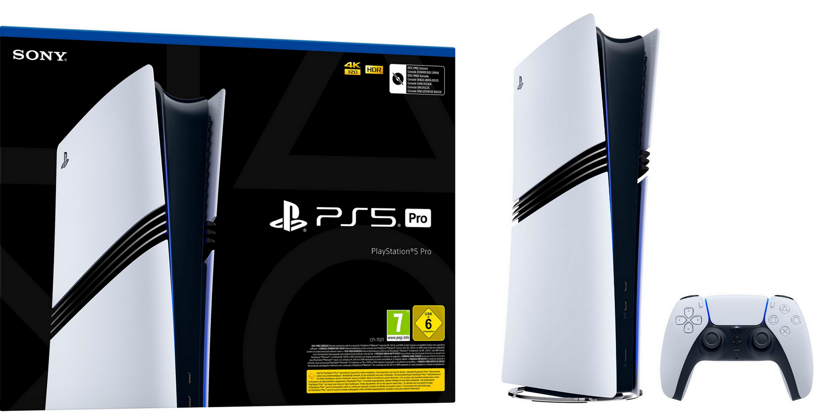 Produktbild: playstation 5 pro konsole 2tb für 672,26 euro statt 748 euro